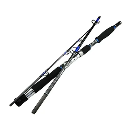 1.8/2.1/2.4m 7 feet XH hard Carbon Boat Fishing Rod Spinning Jigging sea heavy trolling rod 3