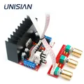 UNISIAN TDA7377 Amplifier Board 2.1 Channels Audio Power Amplifiers With Bass Treble Sound Volume