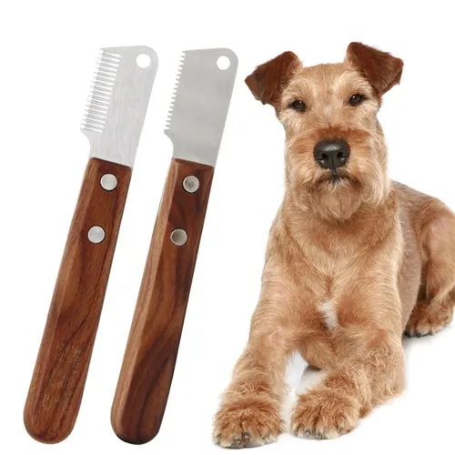 Pet Haar Entfernung Messer Hund Pinsel Pflege Werkzeuge Hunde Lint Verschütten Trimmer Pinsel Katzen