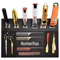 BARBERTOP Plastic Place Mats Barber Magnetic Tray 6 Slots Hairdressing Electric Clippers Storage Mat