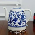 Ceramic Electric Kettle Porcelain Kettle Blue and White Porcelain Foam Teapot Daily Kungfu Teapot