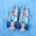 Disney Princess Elsa Shoes Girls' Frozen Fantasy Sequins Performance Shoes Girls' Shoes Crystal Soft