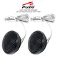 PZ-B25 2Pcs Schwarz 120W Aluminium Shell Transparent Silk Stretch Film Hifi Lautsprecher Auto Radio