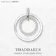 Pendant Circles Pave Brand New Fashion Glam Jewelry Europe 925 Sterling Silver Accessories Soul Gift