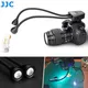 JJC Macro LED Arm Light Flash Lighting with 600mAh Buit-In Battery 10-Level Adjustable Speedlight