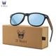 Oi Wood Sunglasses Polarized Black Walnut Wood Sunglasses for Man Polarized High Quality Sun Glasses