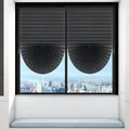 Black White Brown Chic Zebra Pleated Blinds For Bedroom Window Blinds Blackout Curtain Cheap