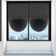 Black White Brown Chic Zebra Pleated Blinds For Bedroom Window Blinds Blackout Curtain Cheap