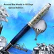 BMP Special Edition Around the World in 80 Days Rollerball Pen Ballpoint Pen Writing Office Fountain