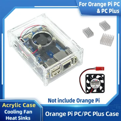 Transparent Acryl Fall für Orange Pi PC Klare Berufs Gehäuse Abdeckung Shell Box kompatibel für
