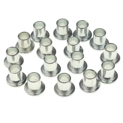 16 pcs Iron Roller Inline Skate Wheels Center Bearing Bushing Spacer Replacement Durable Tool Parts Equipment Accessories