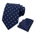 Dot Polka Dot Suit Tie Two-piece Suit Including Tie Pocket Towel