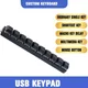 Custom Mini USB Wired 10 Keys Keyboard DIY Shortcut Keyboard Black USB Programmable Macro Mechanical