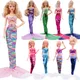 30Cm Doll Clothes Sequin Mermaid Skirt Princess Dress Fashionable Suit For Barbies 11.8'' Doll