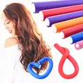 10pcs Foam Heatless Curling Rod Soft Bendy Twist Curls Tool Sponge Hair Curlers Rollers DIY Hair