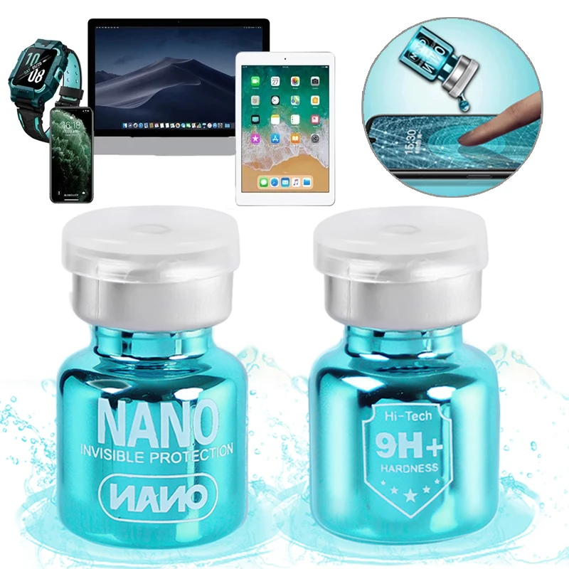 2 ml Nano-Flüssigkeitsschutzfolie für Handy, iPhone, iPad, Tablet, Laptop, Uhr, universeller, kratzfester Glas-Displayschutz Image