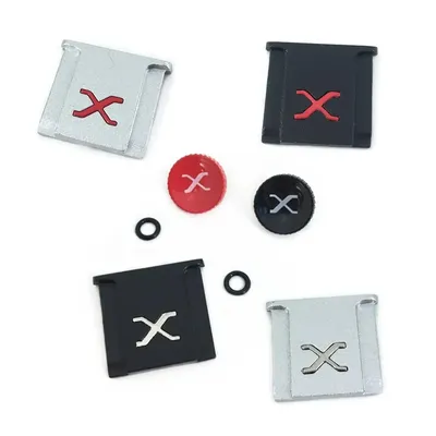 Metall Hot Shoe Adapter + Konkaven Auslöser Kit für Fujiflm Fuji X-PRO3 X-PRO2 XT4 XT3 XT2 X-T30