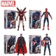 Marvel Avengers Superhero Figures Iron Man Action Figure Toys Spiderman Captain America Hulk Thor