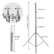 SH 2.9m Light Stand With Stainless Steel Kit Cross Arm With Weight Bag Photo Studio Accessories