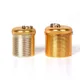 Fishing rod Rear plug a set of two pieces Screw plug Metal fish rod plug Fishing gear Component