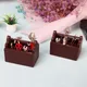 Mini Wooden Toolbox With Repair Tools Miniature Furniture Model Toys for Boy Play Tools Game & 1/12