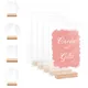 Acrylic Sign With Wood Stands Clear Blank Craft Sheets Place Card Holder For Wedding Table Number