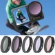 Action Sports Lens Filter Set For DJI OSMO Action 3/4 Neutral Density UV/ND4/8/16/32/1000 Polar CPL