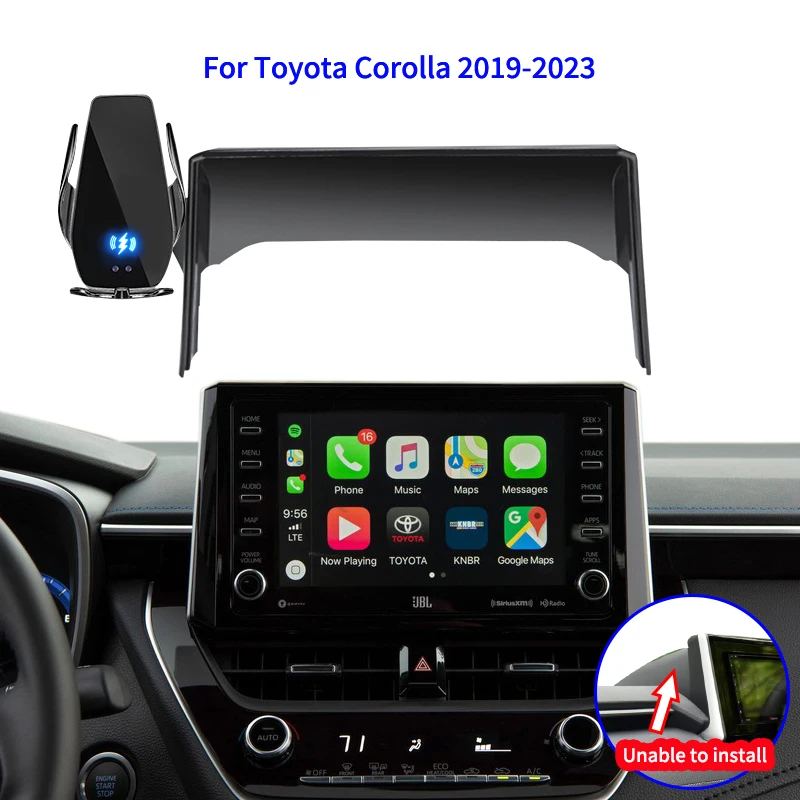 Auto Handy Halter Für Toyota Corolla 2019-2023 8-zoll Bildschirm Fix Spezielle Halterung Schwerkraft GPS Handy Halter Image