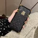 Luxury Lambskin PU Leather Cases Phone case For iPhone 11 12 13 14 Pro XR XS Max MIni 8 7 6s Plus 15
