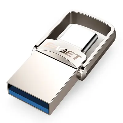 EAGET CU20 USB-Stick 32GB OTG Metall USB 3,0 Pen Drive Key 64GB Typ C Hohe Geschwindigkeit stick Mini-Stick Memory Stick Image