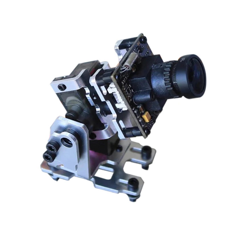 1Set RC Luftaufnahmen Kamera Montage Halterung Dual-achse Gimbal Schwenk-tilt mit Servo für FPV Kopf Tracker programmierbare Roboter Image