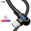 OLAF 90 Grad Micro Usb Typ C Kabel Schnelle Ladekabel Cargador Iphone Für IPhone Xr Samsung Huawei