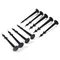 50pcs/Lot Ground Nail Film Fixed Garden Pegs Black Plastic PP Outdoor Mulch Shading Black Reusable