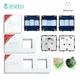 BSEED 1/2Gang Touch Light Dimmer Switch Function Base 1/2Way EU Socket Type-c USB Part Wall Glass