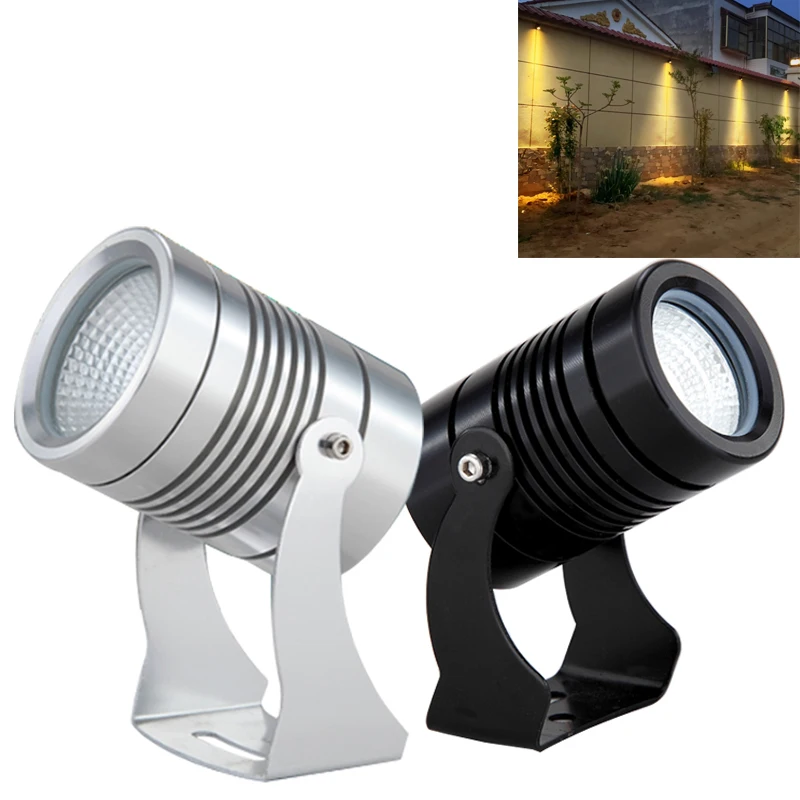 Dimmbare wasserdichte LED-Gartenleuchte 12V 110V 220V Landschaftsstrahler IP65 Außen-LED-Leuchte 5W 7W 10W 12W Gartenlampe