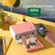 Color Photo Printer Portable Full Color Wireless Photo Printer USB Bluetooth 300DPI Thermal