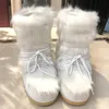 Marke Mode Frauen Boot Europäischen Amerikanischen Mode Raum Boot Wolle Brot Schuhe Schnee Boot Plüsch Thermische Frauen Schuh 2024
