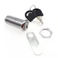 Cam Cylinder Locks Door Cabinet Mailbox Drawer Cupboard Padlock Security Locks With 2 Keys Furniture