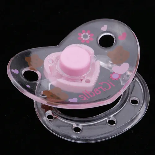 3 stück Dummy Schnuller (mit Magnet) für Reborn Baby Kleinkind Puppen ABS Kunststoff
