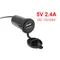 12V 24V Auto USB-Lade buchse 5V 2.1a Single Port Netzteil runde Form wasserdicht für Bus Motorrad RV