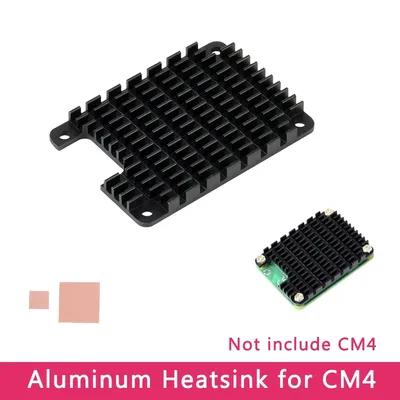 CM4 Gewidmet Aluminium Kühlkörper für Raspberry Pi Rechen Modul 4 mit Thermische Pads Passive Image