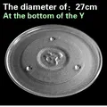27cm diameter Y type microwave oven parts Microwave Oven Glass Turntable Tray Glass Plate Fittings