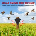 Solar Alarm Bird Repeller Animal Repellent Outdoor Drive Away Wild Animals Waterproof Alarm Security