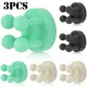 3Pcs Self-Adhesive Hooks Holders for Clipping Hanging Toothbrush Razor Towel Key Plug Cable Utility