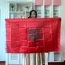 Marokko Flagge 90x150cm ma mar maro marok kanis chen Marokko Flagge Banner Doppelseite gedruckt