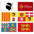 90x150cm Frankreich normandie Corsica Okzitanien Bourgogne Auver gne Provence Alpes Flagge Banner