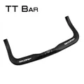 Ultra-light Aluminium Bicycle TT Bar Bicycle Bullhorn Handlebar Fixed Gear Bike Drop Bar 31.8*400mm