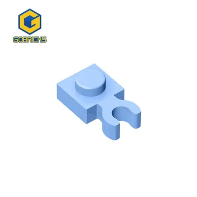 Gobricks 10 Stück baut Teile-Platte speziell 1 x 1, kompatibel mit MOC 4085 60897 Bausteinen, Image