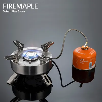Feuer Ahorn Saturn Split Gas Brenner Doppel-vorheizung Faltbare Kochen Gasherd Outdoor Camping 4400 W-11000 W High-power Gasherd