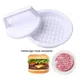 1 Set Runde Form Hamburger Presse Lebensmittel-Grade Kunststoff Hamburger Fleisch Rindfleisch Grill